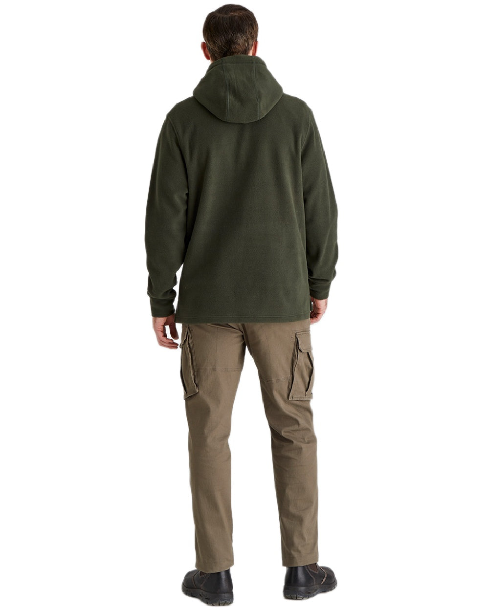 Deep Forest Coloured Ridgeline Ballistic Hoodie On A White Background #colour_deep-forest
