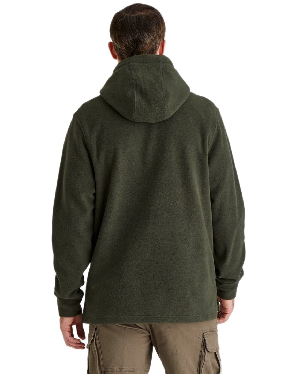 Deep Forest Coloured Ridgeline Ballistic Hoodie On A White Background #colour_deep-forest