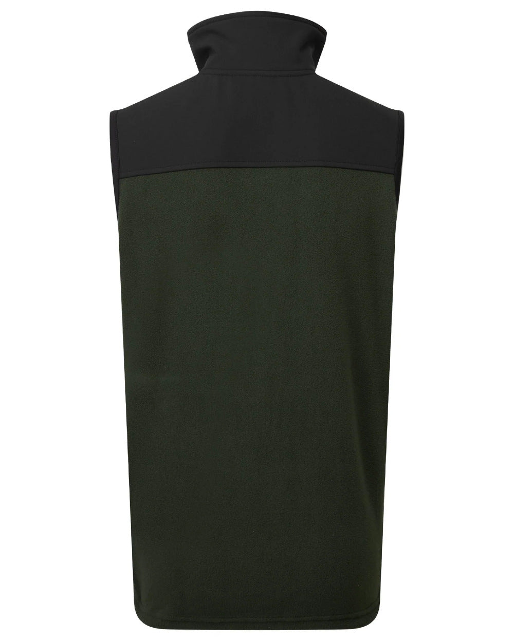 Olive Coloured Ridgeline Childrens Hybrid Vest On A White Background #colour_olive