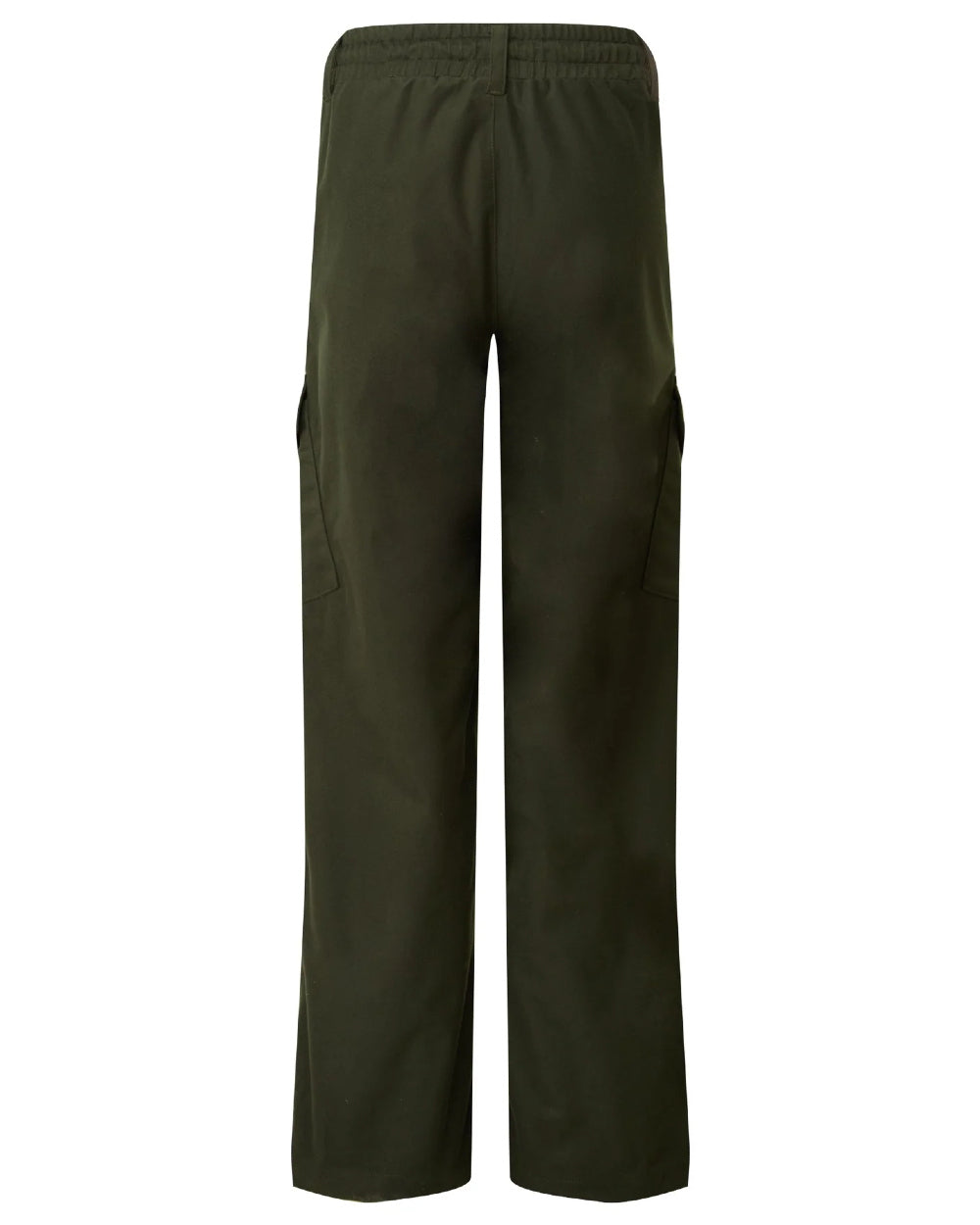 Deep Forest Coloured Ridgeline Childrens Spiker Trousers On A White Background #colour_deep-forest
