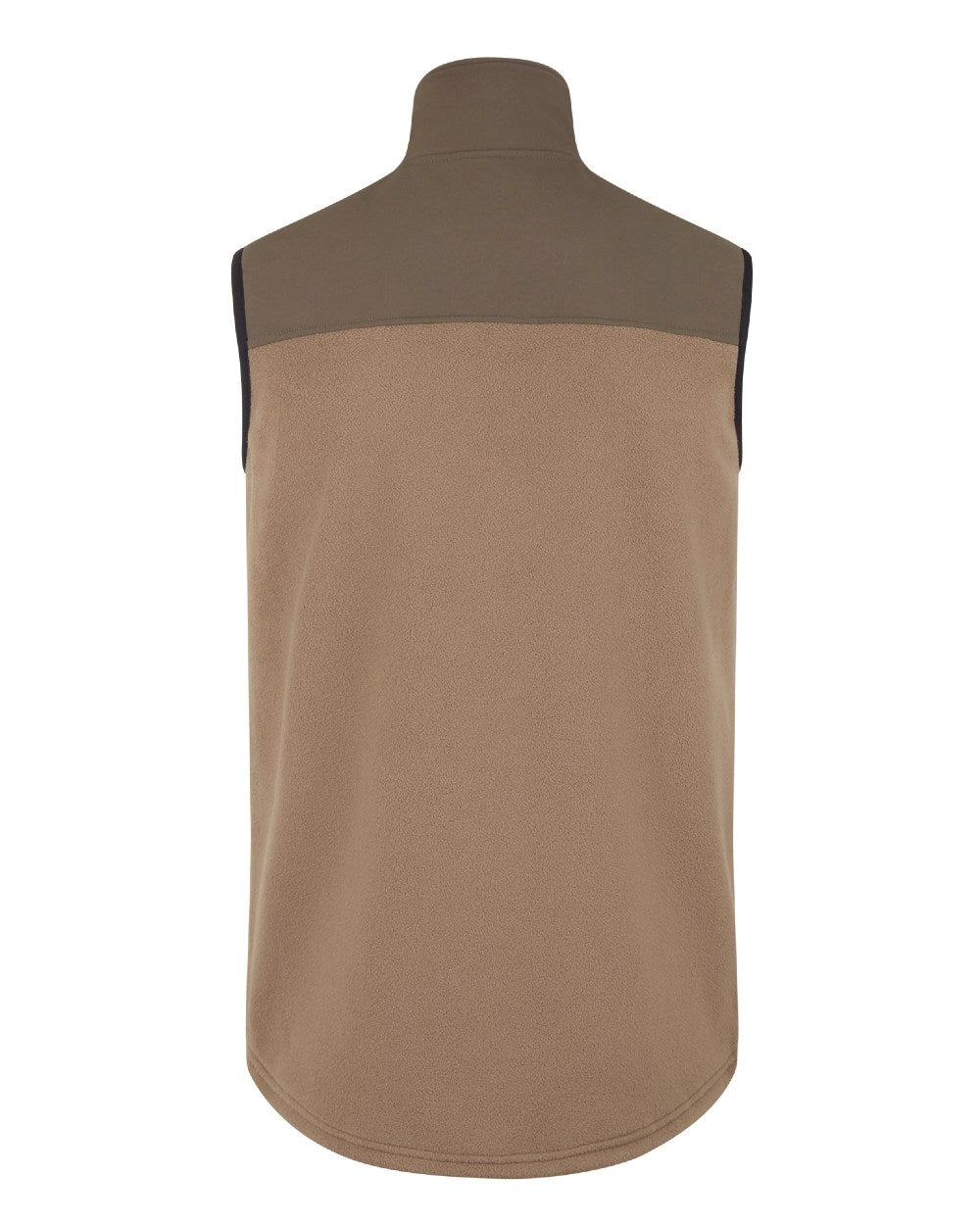 Light Bark Coloured Ridgeline Hybrid Fleece Vest On A White Background #colour_light-bark