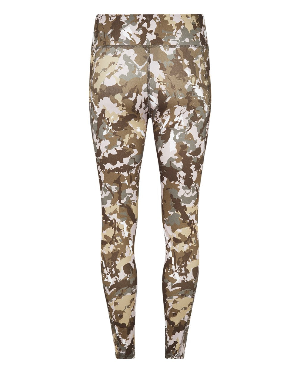 BDU Camo Coloured Ridgeline Womens Infinity Leggings On A White Background #colour_bdu-camo