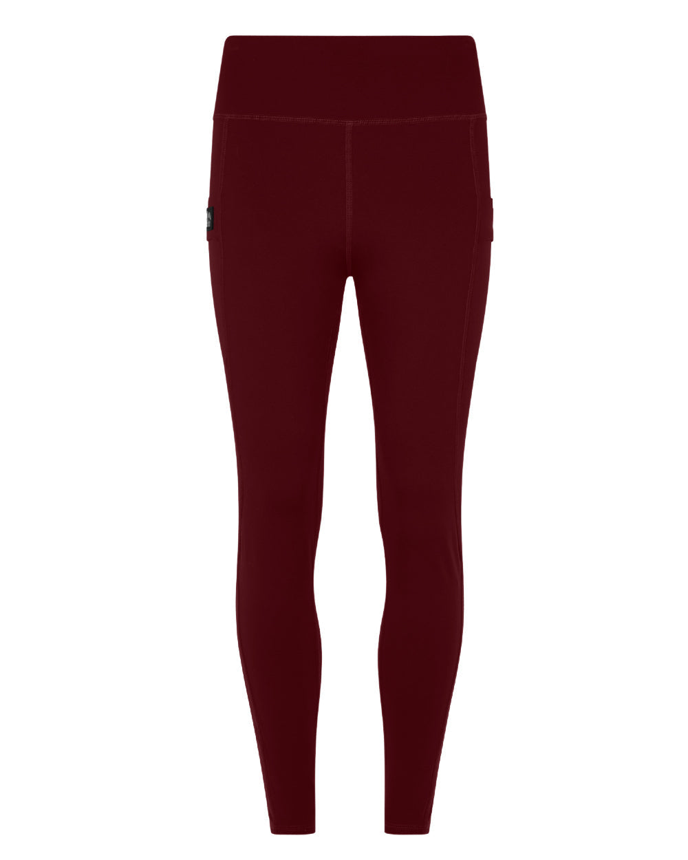 Winter Berry Coloured Ridgeline Womens Infinity Leggings On A White Background #colour_winter-berry
