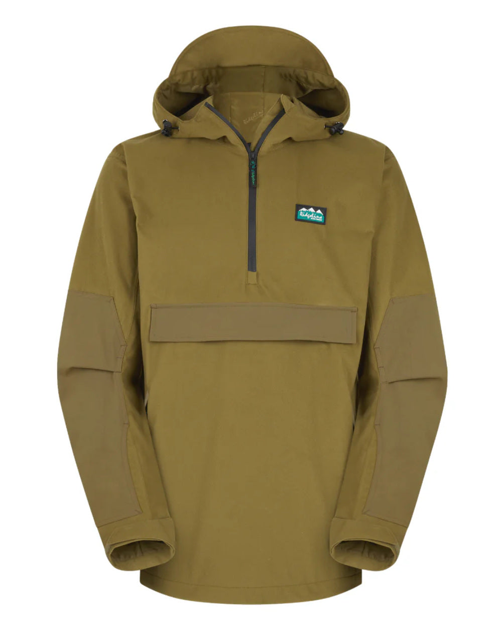 Teak Coloured Ridgeline Mens Pintail Ghillie Smock On A White Background #colour_teak