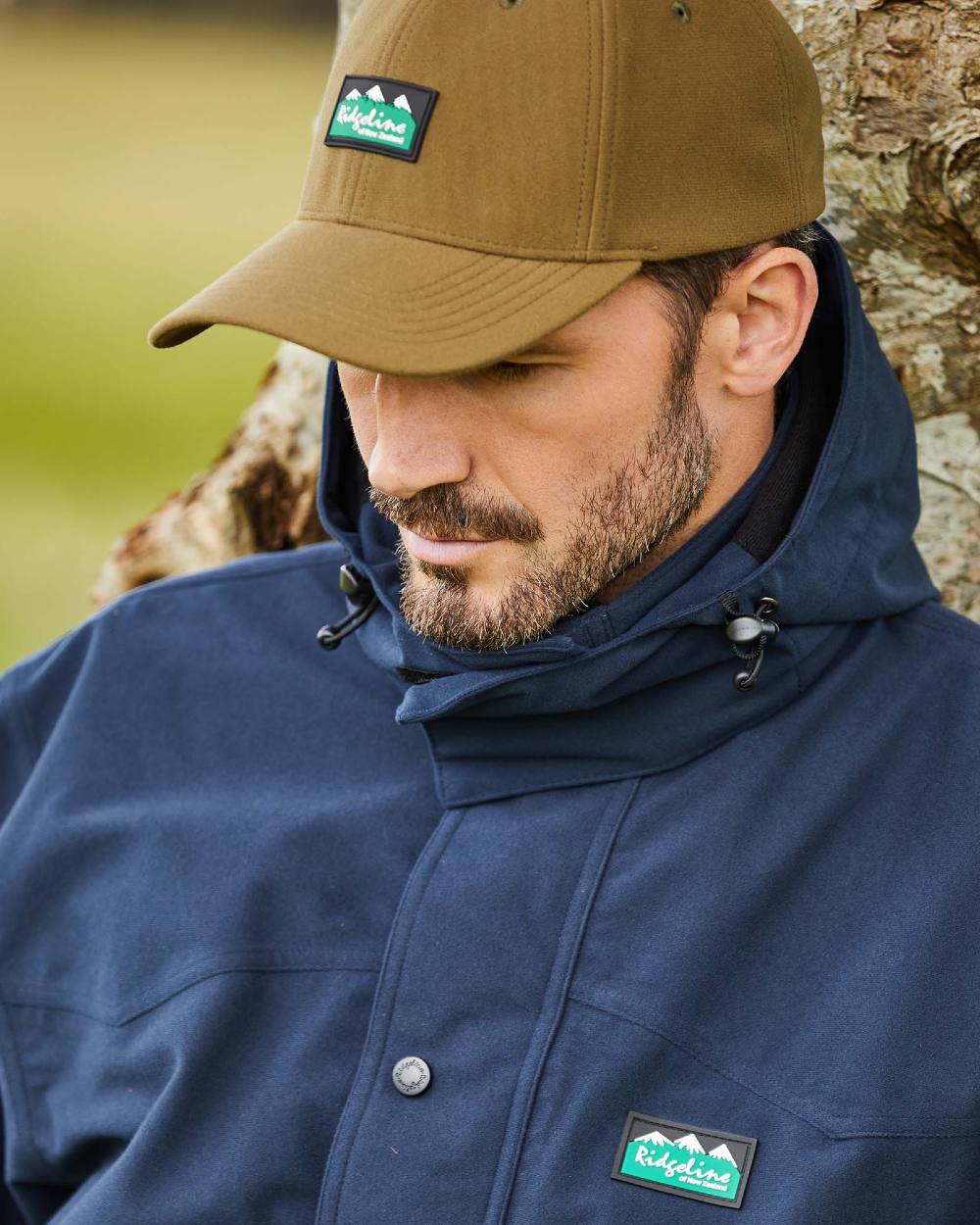 Bark Coloured Ridgeline Monsoon Classic Cap On A Blurry Background #colour_bark