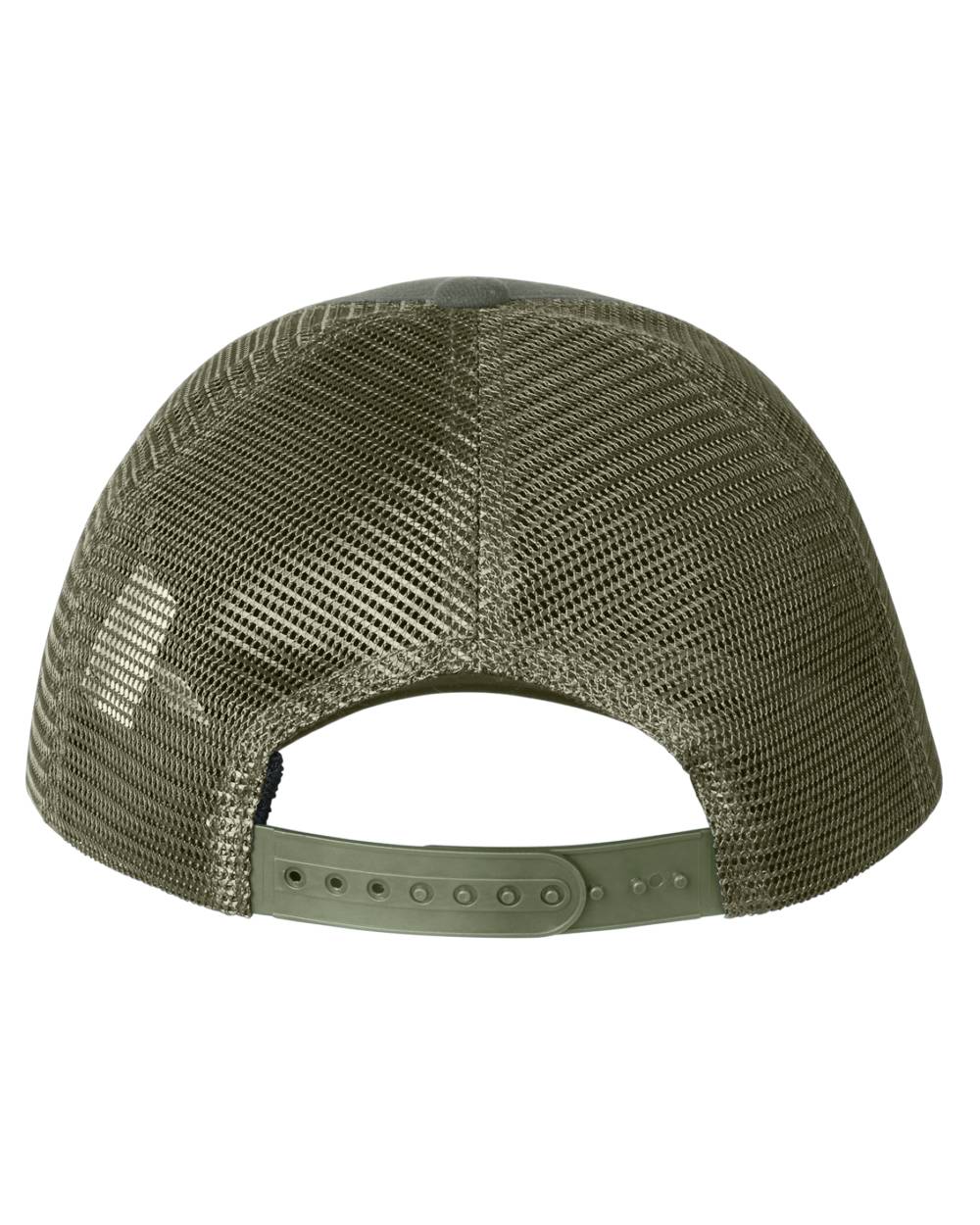 Deep Forest Coloured Ridgeline Monsoon Trucker Cap On A White Background #colour_deep-forest