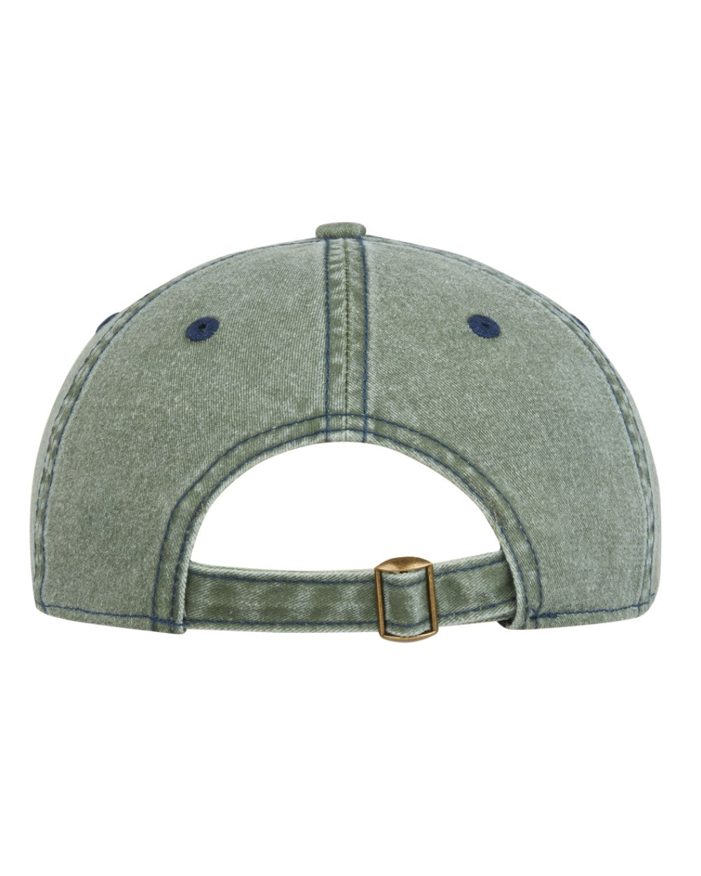Olive Wash Coloured Ridgeline Original Truckie Cap On A White Background #colour_olive-wash