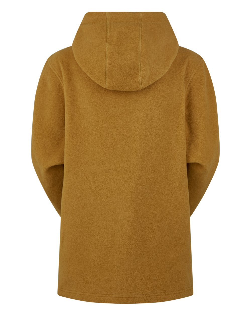 Ochre Coloured Ridgeline Womens Ballistic Hoodie On A White Background #colour_ochre