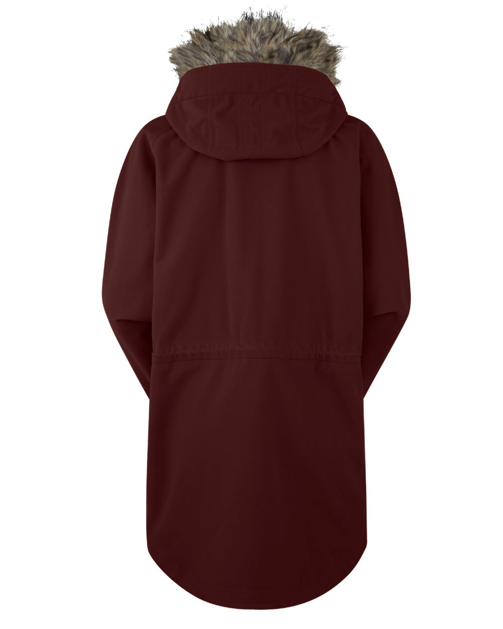Winter Berry Coloured Ridgeline Womens Monsoon Nordic Smock On A White Background #colour_winter-berry