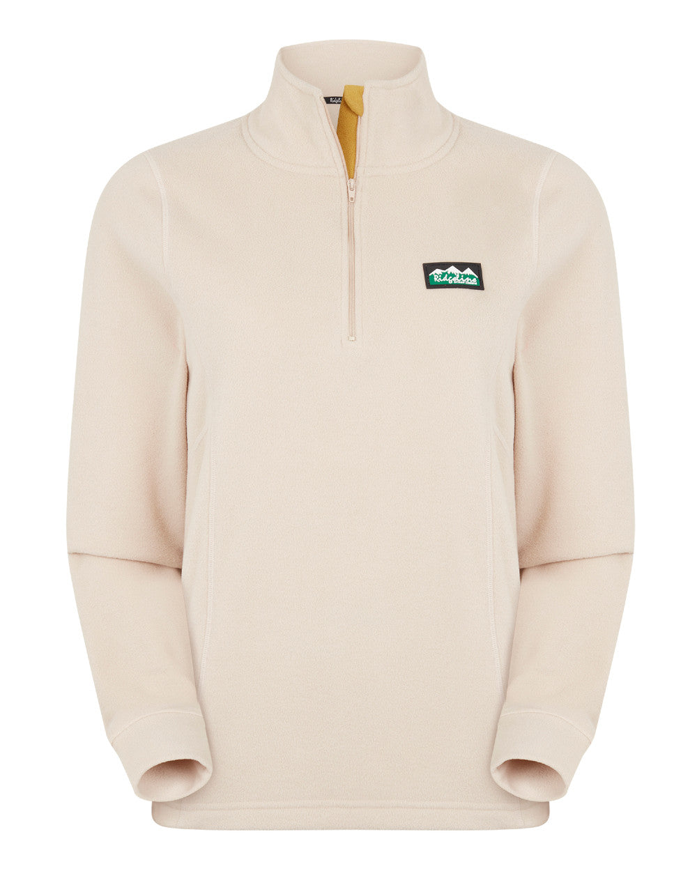 Mushroom Coloured Ridgeline Womens Narvik Fleece On A White Background #colour_mushroom