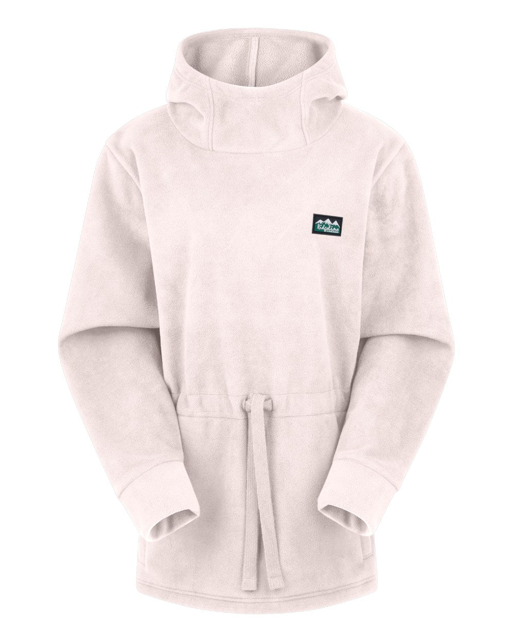 Mushroom Coloured Ridgeline Womens Salt Marsh Fleece Smock On A White Background #colour_mushroom