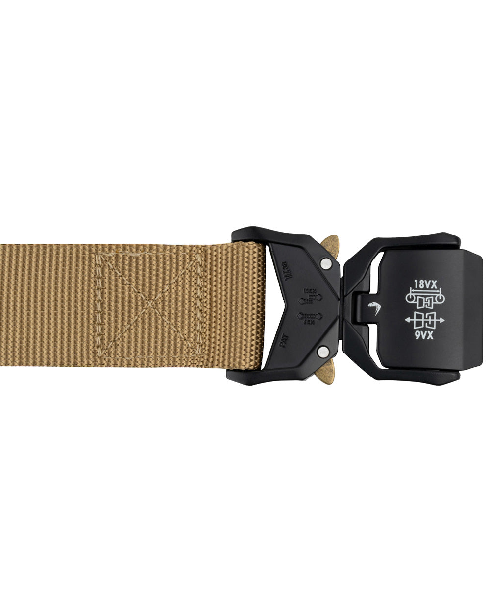 Coyote Coloured Viper Fast Belt on white background #colour_coyote