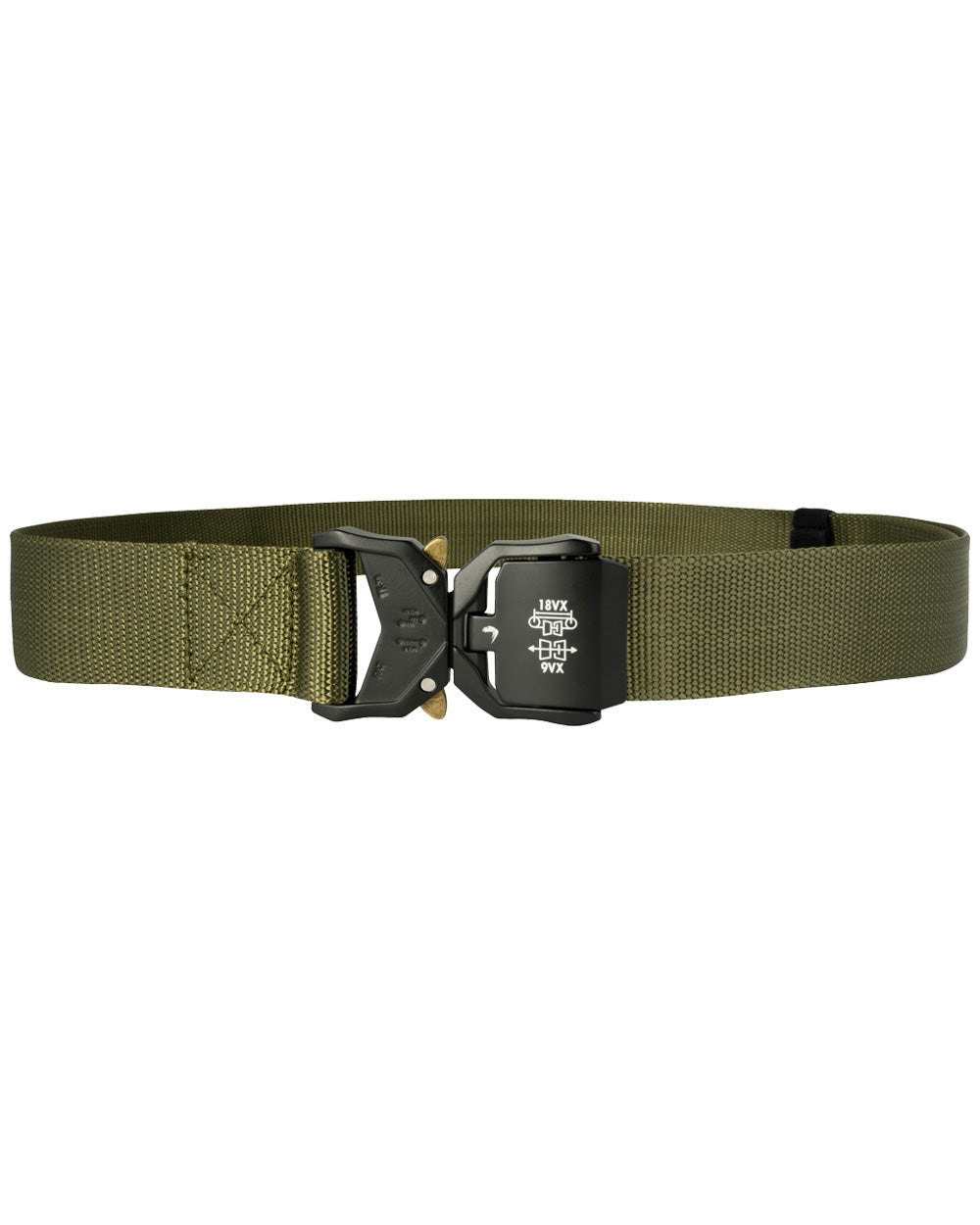 Green Coloured Viper Fast Belt on white background #colour_green