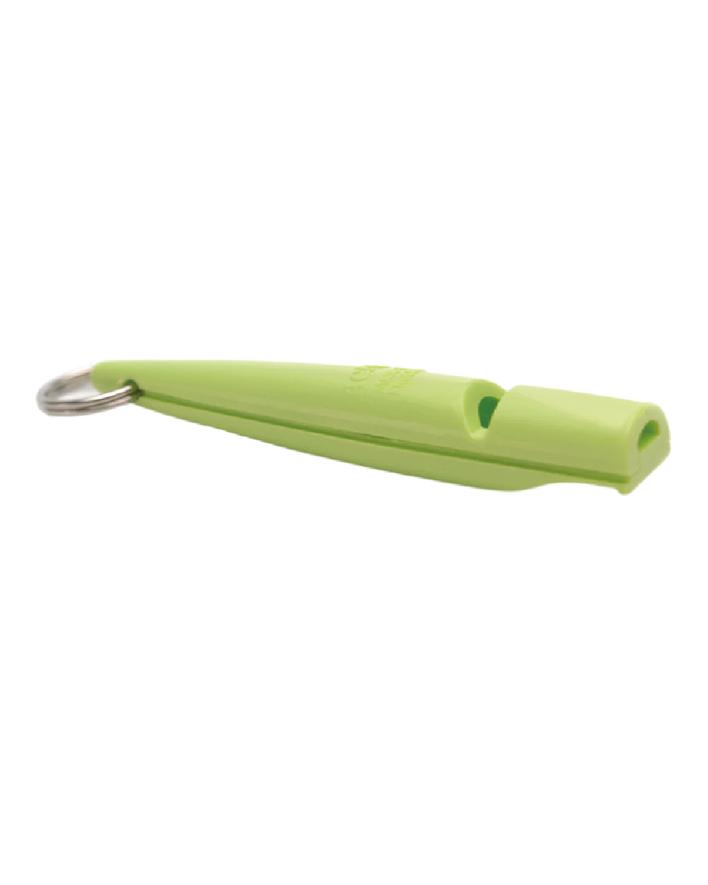 Green Coloured Acme Dog Whistle on white background #colour_green