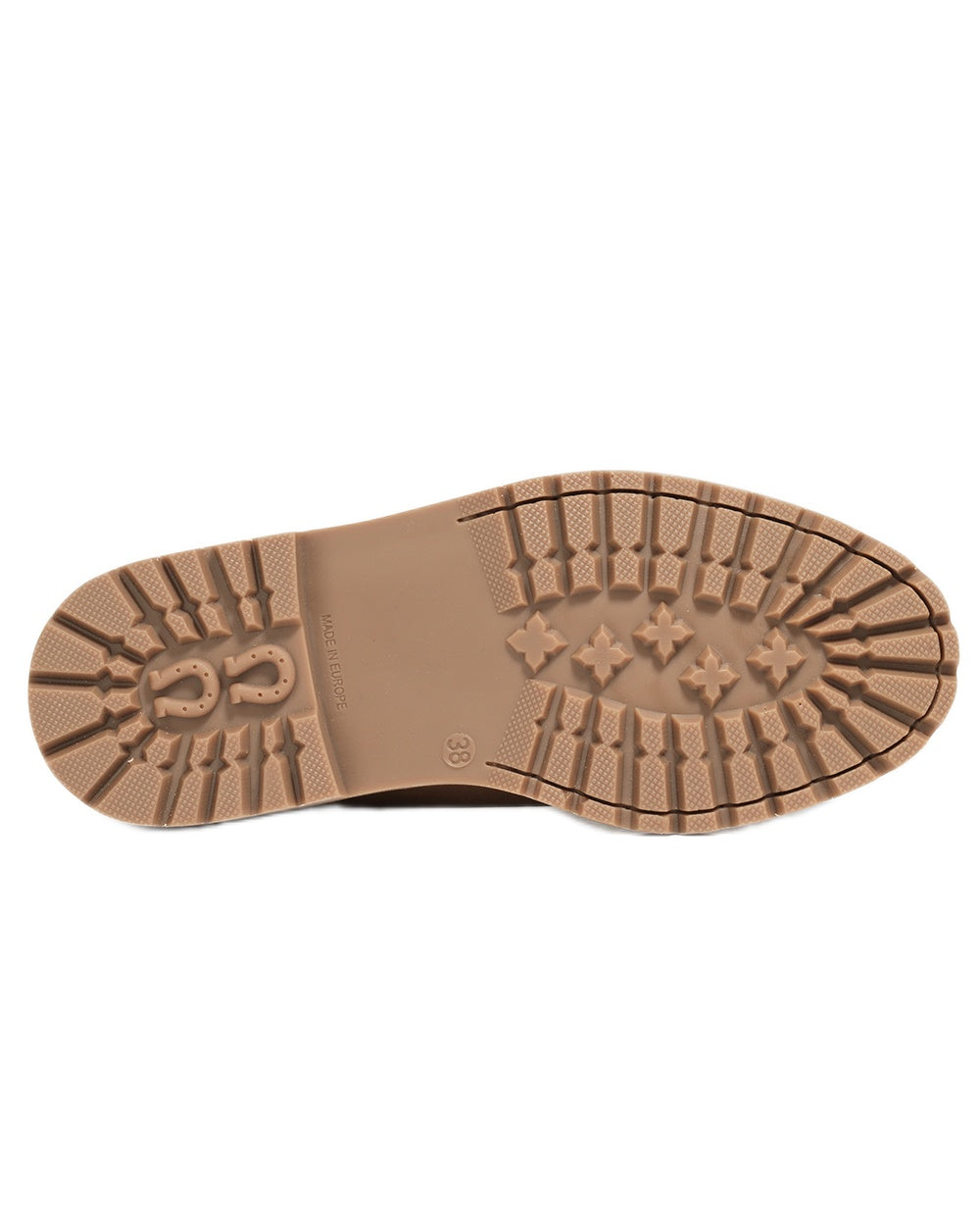 Brown Cider coloured Aigle Eperon Leather Chelsea Boots on white background #colour_brown-cider