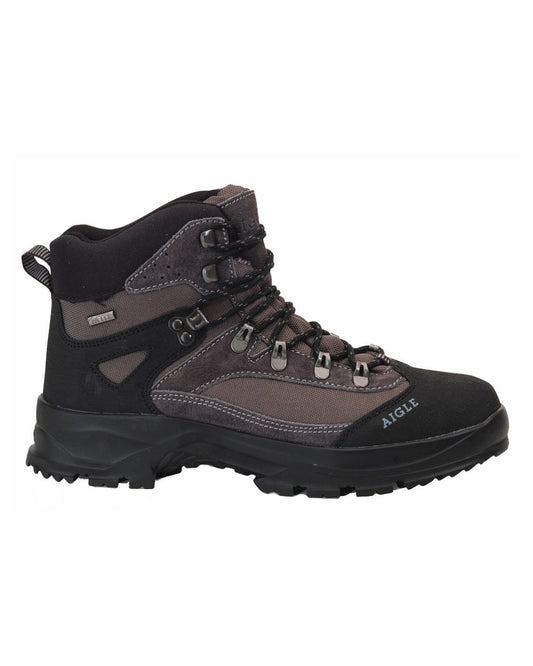 Asphalte coloured Aigle Huntshaw 2 MTD Boots on white background #colour_asphalte