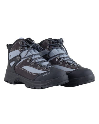 Asphalte coloured Aigle Huntshaw 2 MTD Womens Boots on white background #colour_asphalte