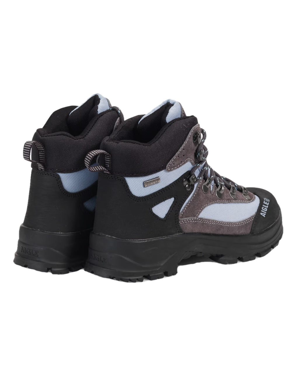 Asphalte coloured Aigle Huntshaw 2 MTD Womens Boots on white background #colour_asphalte