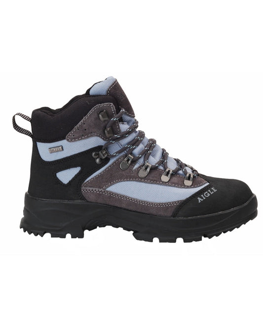 Asphalte coloured Aigle Huntshaw 2 MTD Womens Boots on white background #colour_asphalte