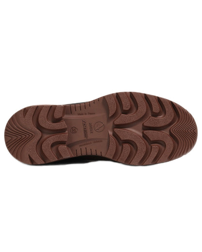 Brun coloured Aigle Womens Parcours 2 Wellingtons on white background #colour_brun