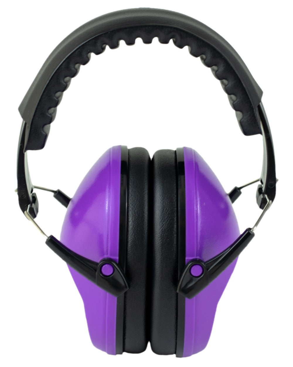 Purple Coloured Bisley Compact Hearing Protection on white background #colour_purple