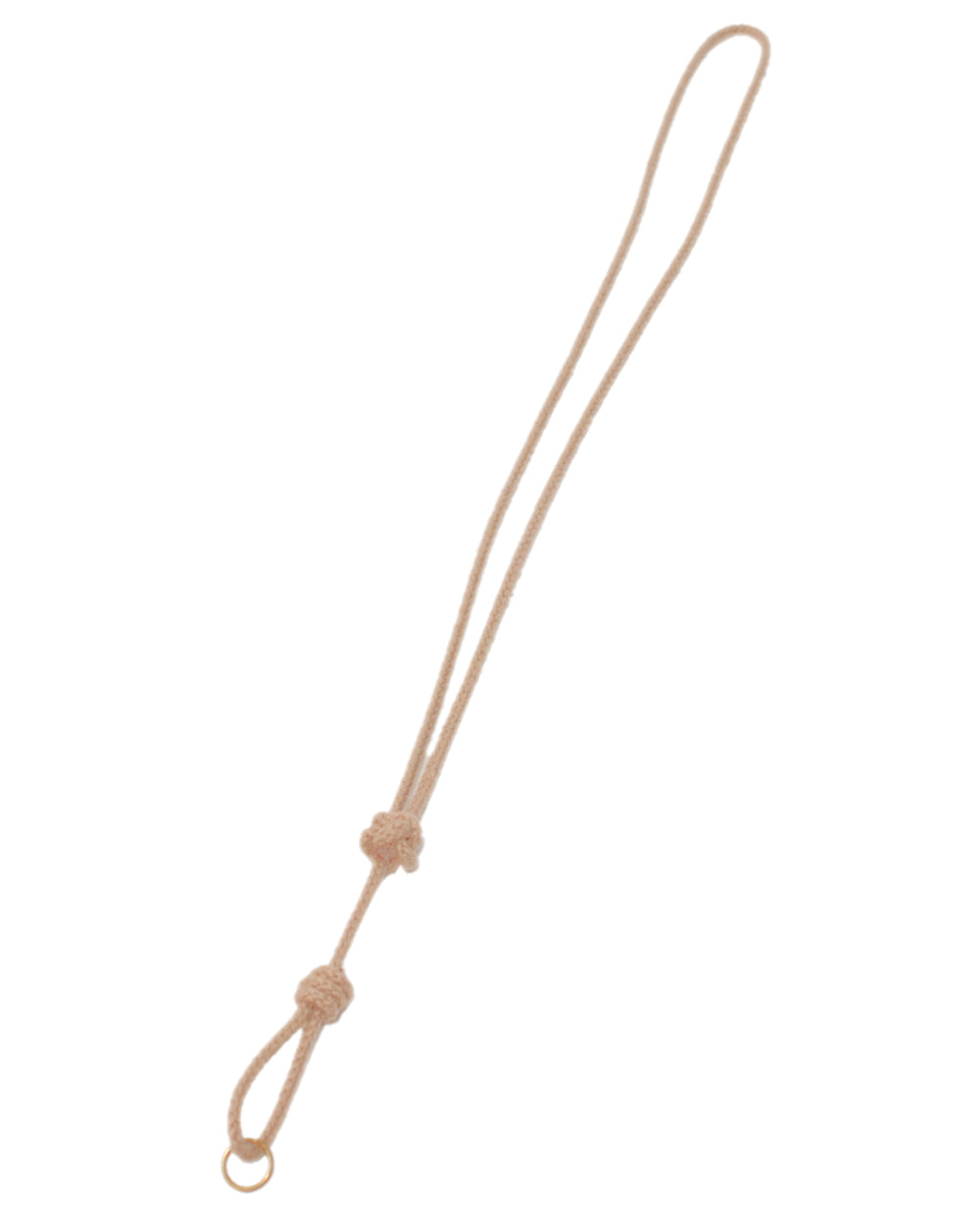 Bisley Natural Lanyard On White Background