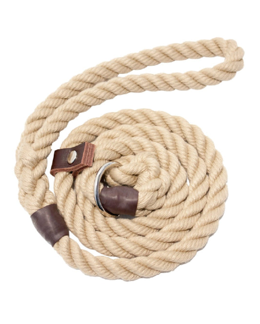 Bisley Natural Slip Lead On White Background