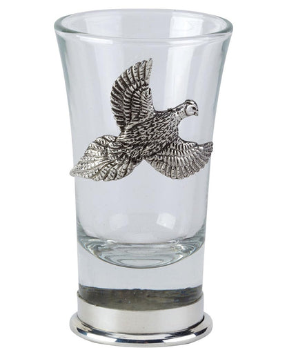 Bisley Shot Glasses In Flying Pheasant on white background #style_flying-pheasant