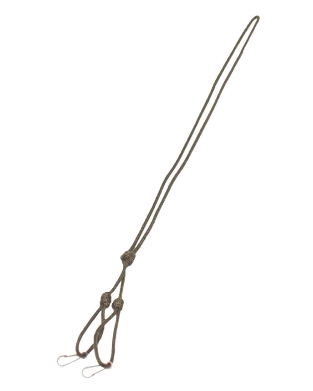3mm Double Clip Size Bisley Traditional Lanyard on white background #size_3mm-double-clip