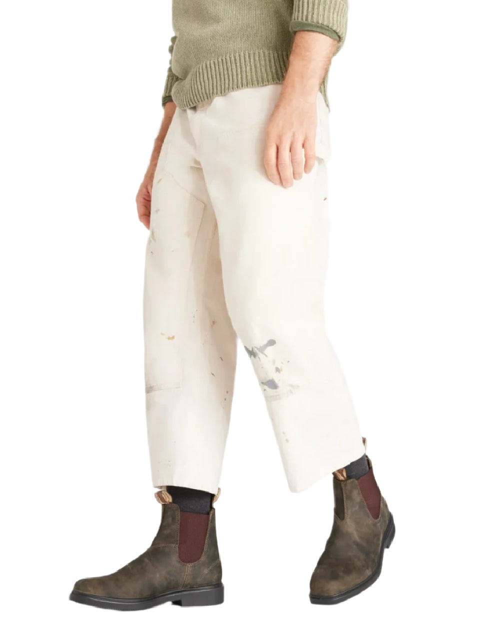 Rustic Brown coloured Blundstone 1306 Rustic Brown Chelsea Boots on white background #colour_rustic-brown
