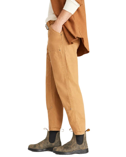 Rustic Brown Coloured Blundstone 2056 Rustic Brown Chelsea Boots on   white background #colour_rustic-brown
