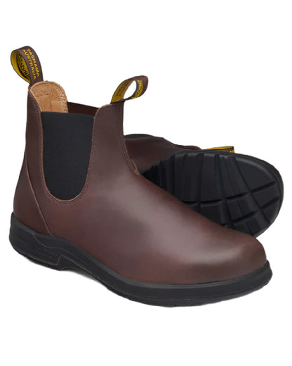 Cocoa Brown Coloured Blundstone 2057 Cocoa Brown Chelsea Boots on white background #colour_cocoa-brown