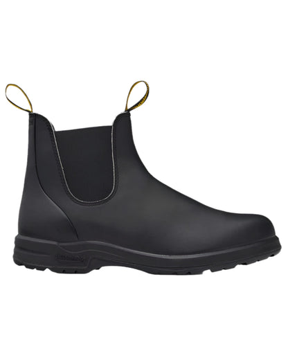 Black Coloured Blundstone 2058 Black Chelsea Boots on white background #colour_black