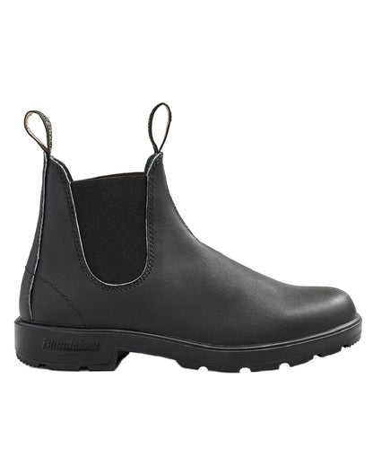 Black coloured Blundstone 510 Original Voltan Black Leather Boots on white background #colour_black
