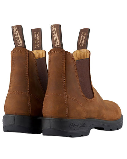 Saddle Brown coloured Blundstone 562 Saddle Brown Leather Boots on white background #colour_saddle-brown