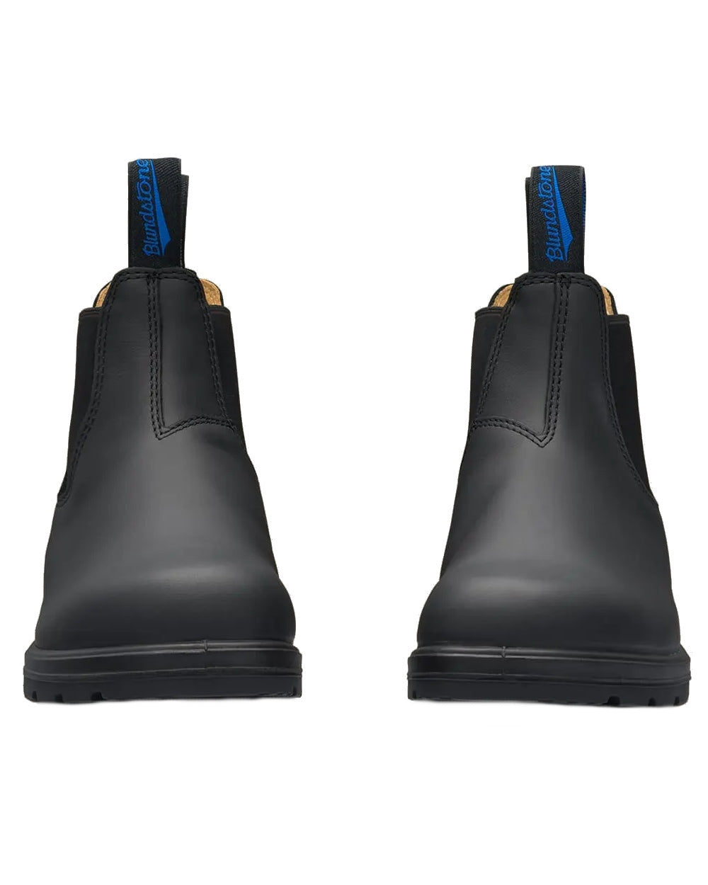 Black coloured Blundstone 566 Thermal Leather Chelsea Boots on white background #colour_black