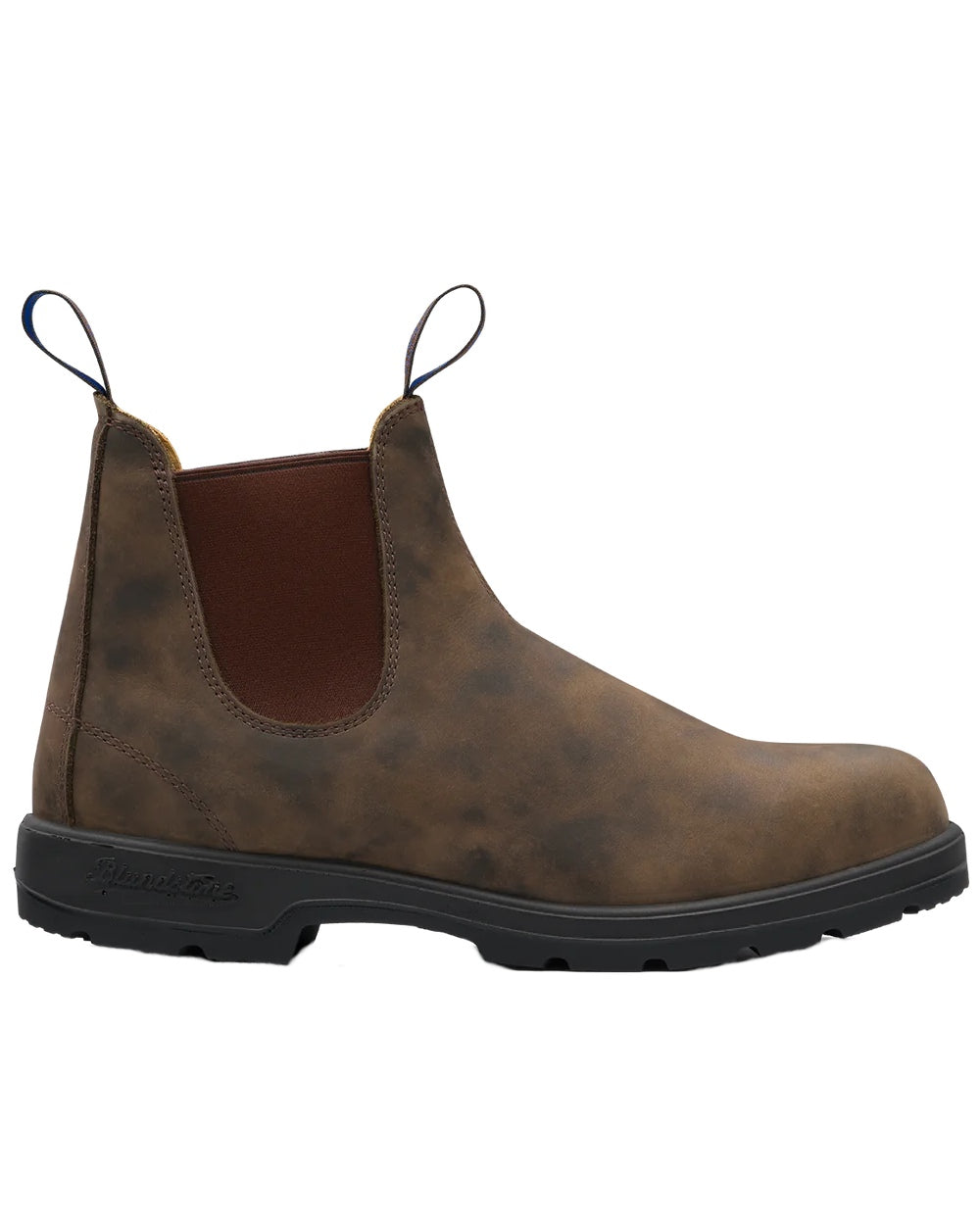 Rustic Brown coloured Blundstone 584 Waterproof Rustic Brown Leather on white background #colour_rustic-brown