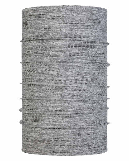 Light Grey Coloured Buff DryFlx Neck Gaiter on white background #colour_light-grey