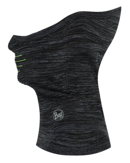 Black Coloured Buff DryFlx Pro Neck Warmer on white background #colour_black