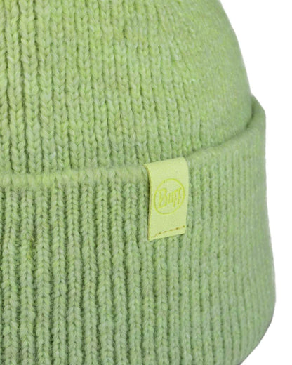 Opaline Coloured Buff Knitted Marin Beanie on white background #colour_opaline
