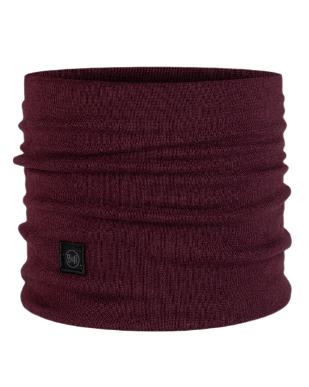 Dahlia Coloured Buff Knitted Neck Warmer on white background #colour_dahlia