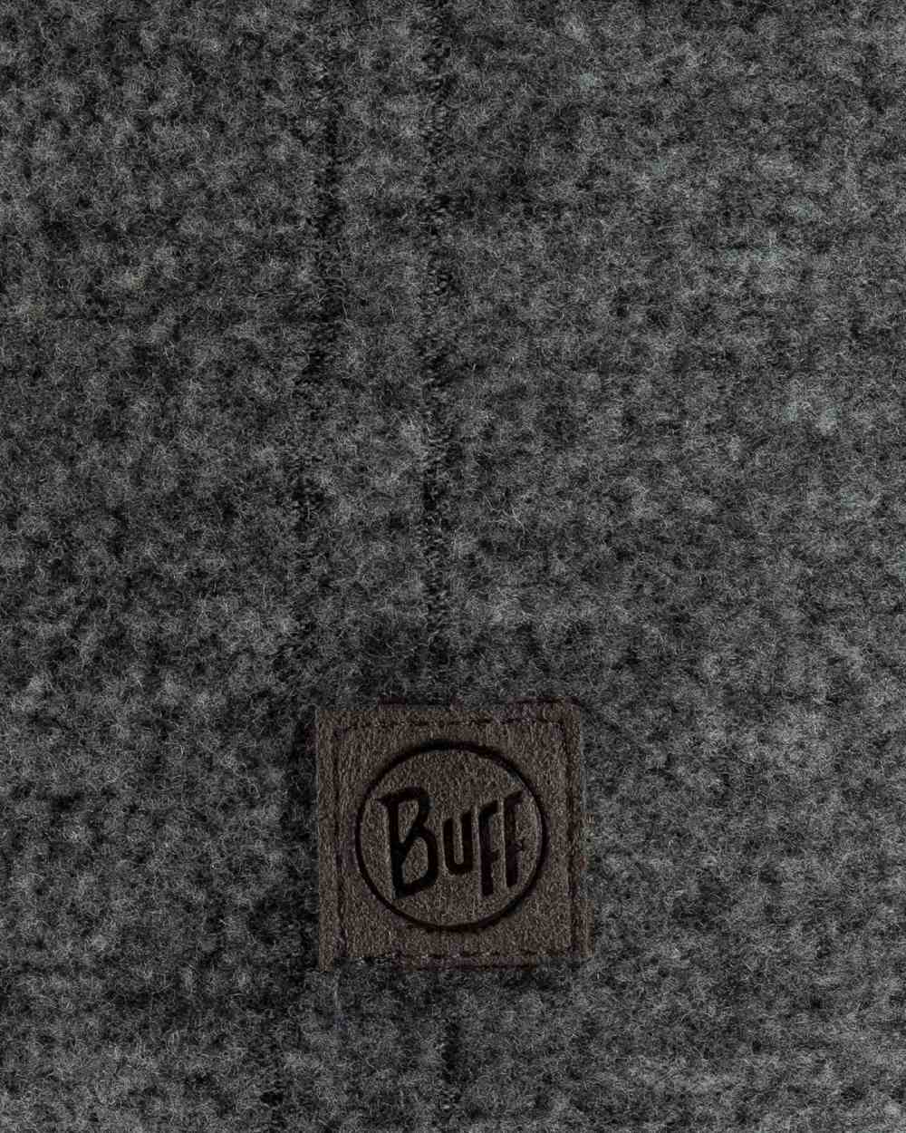 Grey Coloured Buff Merino Fleece Headband on white background #colour_grey
