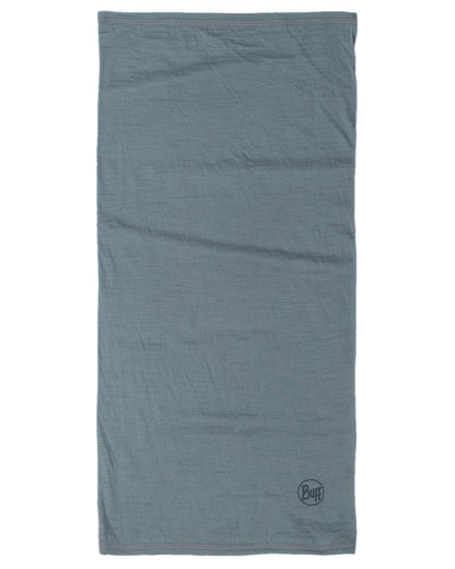 Flint Coloured Buff Merino Lightweight Neck Warmer on white background #colour_flint