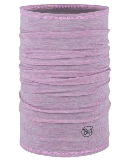 Pansy Coloured Buff Merino Lightweight Neck Warmer on white background #colour_pansy