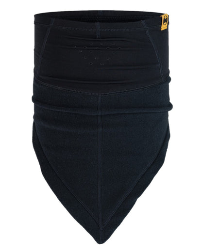 Black Coloured Buff Mountain Bandana on white background #colour_black
