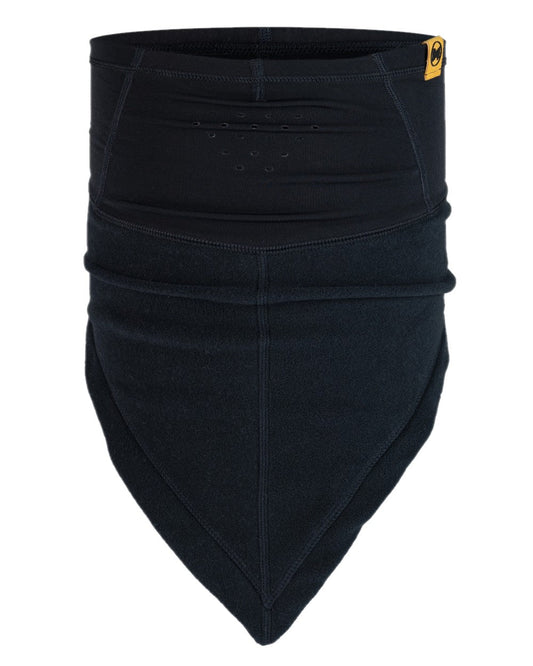Black Coloured Buff Mountain Bandana on white background #colour_black