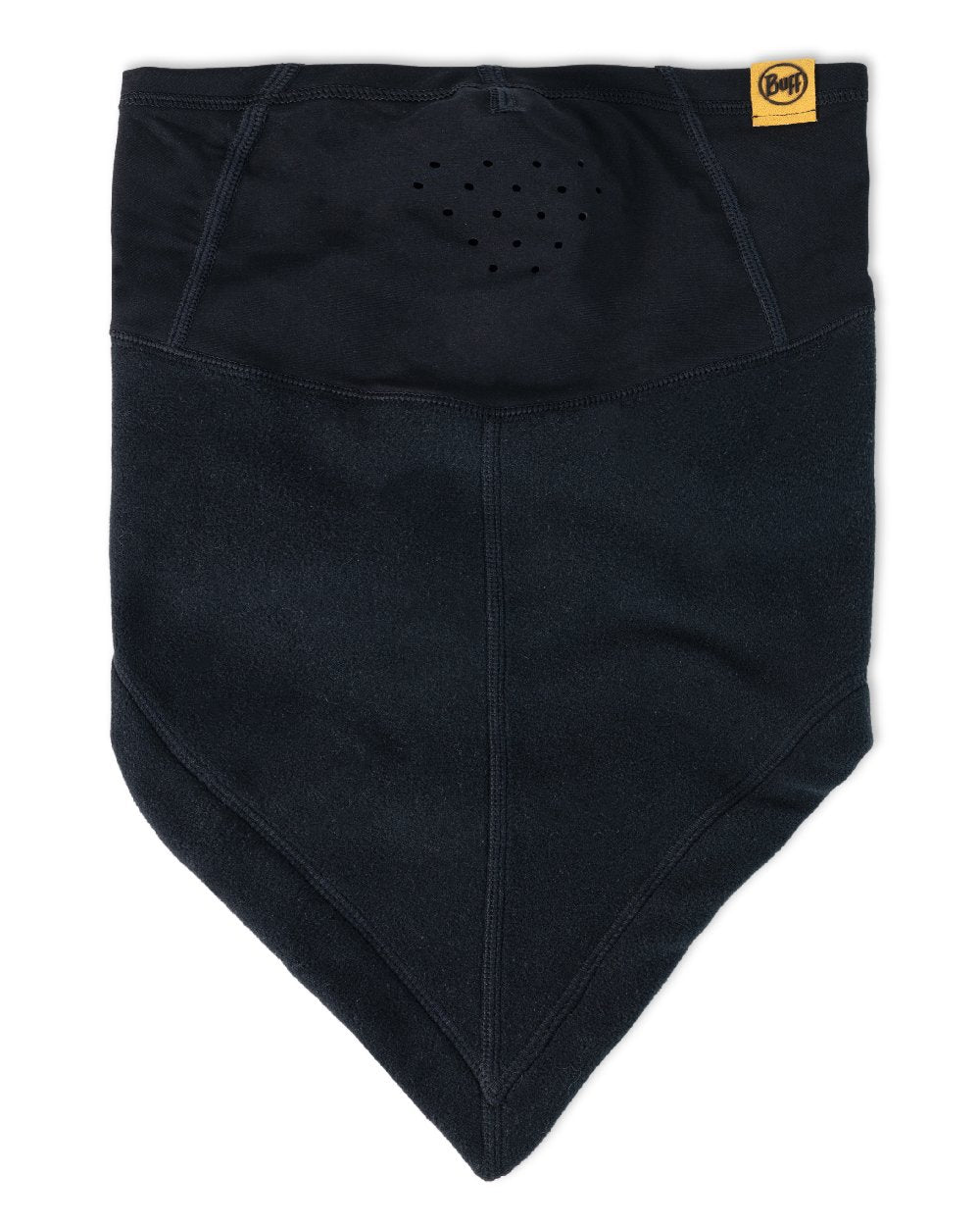 Black Coloured Buff Mountain Bandana on white background #colour_black