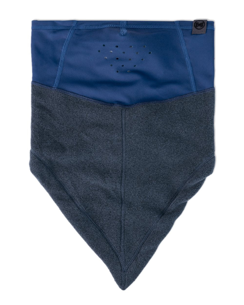 Night Blue Coloured Buff Mountain Bandana on white background #colour_night-blue