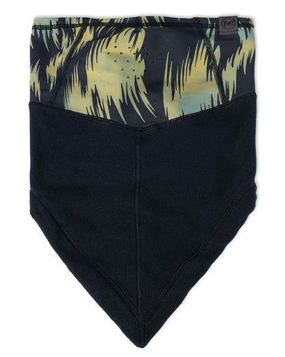 Redloy Black Coloured Buff Mountain Bandana on white background #colour_redloy-black