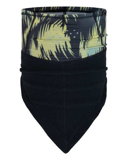 Redloy Black Coloured Buff Mountain Bandana on white background #colour_redloy-black